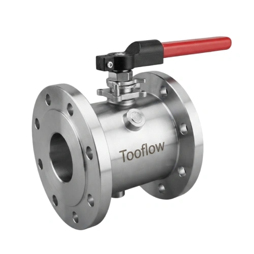 One piece jacketed ball valves